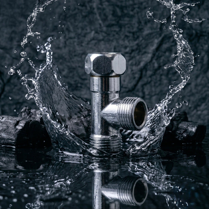 Schell T-kus 3/8" chrom pro ventily na vedlejší připojení nebo dřezové